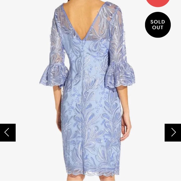 Adrianna Papell Embroidered Dress - Picture 3 of 9